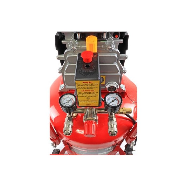 COMPRESOR DE AIRE VERTICAL 50 LITROS | 2HP | 8BAR MADER