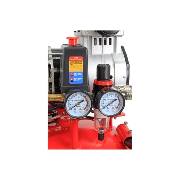COMPRESOR DE AIRE VERTICAL 50 LITROS | 2HP | 10BAR | SILENCIOSO MADER