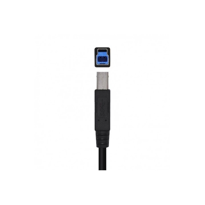 CABLE IMPRESORA USB 3.0 2 METROS NEGRO AISENS