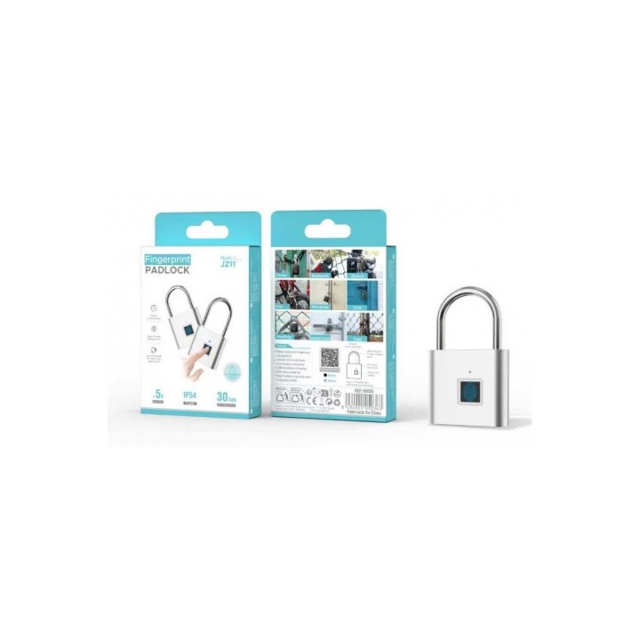 CANDADO INTELIGENTE IP54 CON HUELLA DACTILAR JZ11