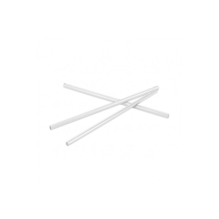 PACK 25 CAÑITAS REUTILIZABLES TRANSPARENTES 19.5CM ALGON