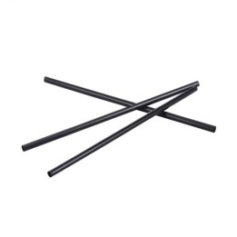 PACK 25 CAÑITAS REUTILIZABLES NEGRAS 19.5CM ALGON