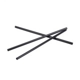 PACK 25 CAÑITAS REUTILIZABLES NEGRAS 19.5CM ALGON