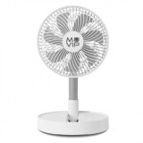 VENTILADOR PORTATIL EXTENSIBLE Y PLEGABLE 8" BATERÍA MUVIP