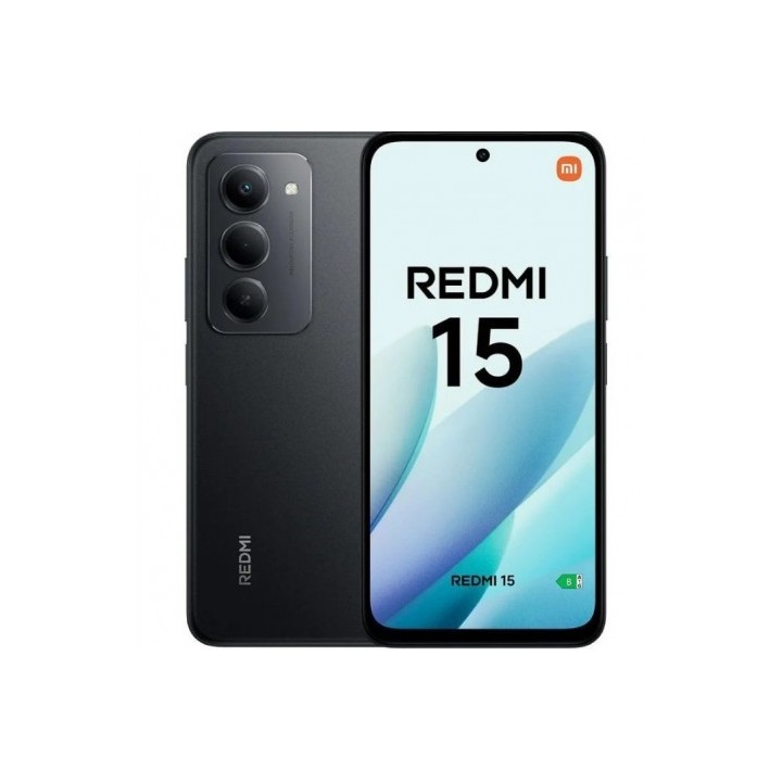 SMARTPHONE REDMI 15 NEGRO 6.9" | 8GB | 256GB | 50MPX | 7000 MAH XIAOMI