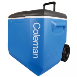 NEVERA RIGIDA 56 LITROS BLACK & BLUE CON RUEDAS 60QT COLEMAN