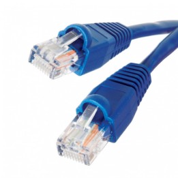 Cable Cromad de red UTP CAT 6 3M Azul 100% COBRE