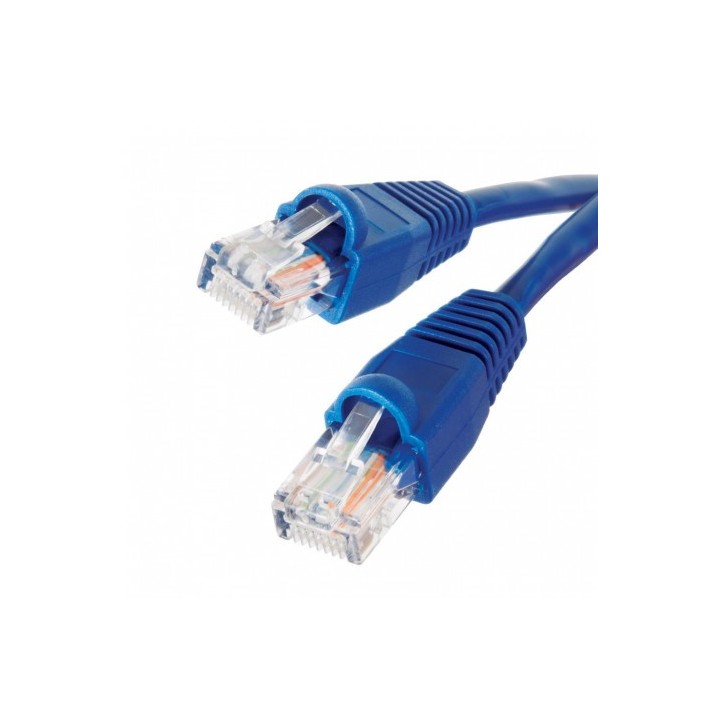 Cable Cromad de red UTP CAT 6 3M Azul 100% COBRE