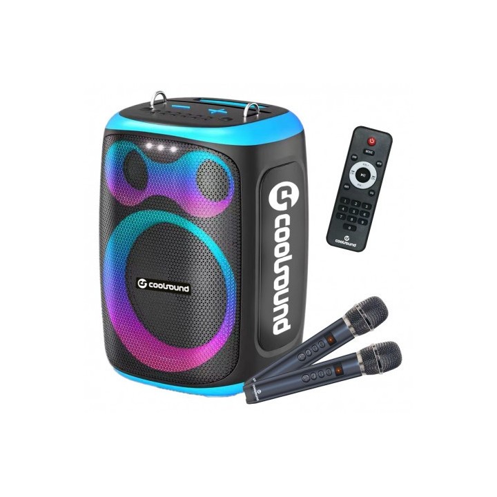 ALTAVOZ KARAOKE PORTATIL COOLSOUND BLAST 8" 300W AZUL