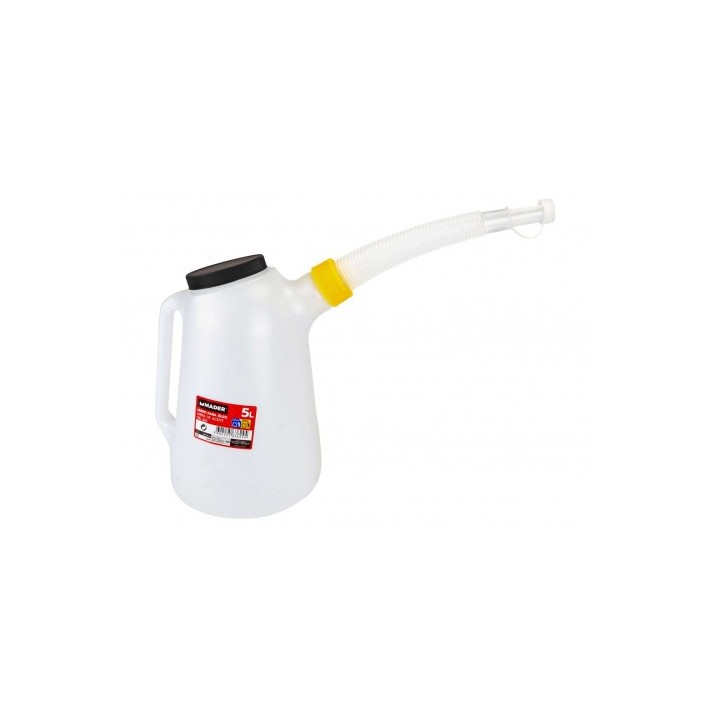 JARRA MEDIDORA 5 LITROS PARA ACEITE CON PUNTA FLEXIBLE