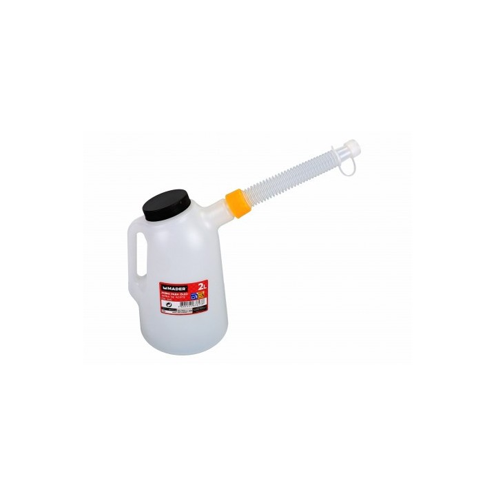 JARRA MEDIDORA 2 LITROS PARA ACEITE CON PUNTA FLEXIBLE