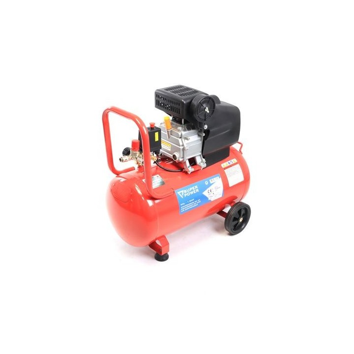 COMPRESOR DE AIRE 50 LITROS 1.5HP SUPER POWER