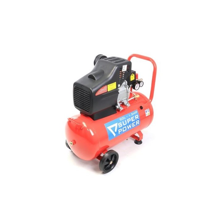 COMPRESOR DE AIRE 50 LITROS 1.5HP SUPER POWER