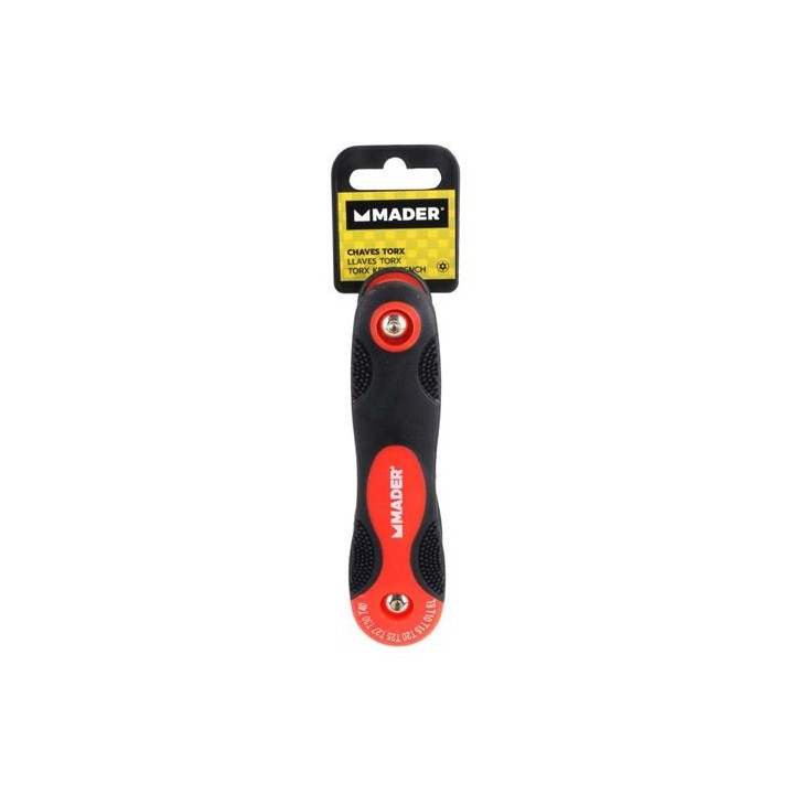 JUEGO 8 LLAVES TORX CON ORIFICIO MADER