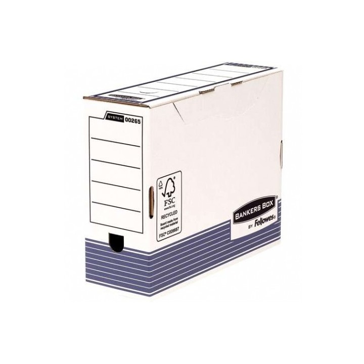 CAJA CARTON ARCHIVO DEFINITIVO 265X327X111MM BLANCO FELLOWES