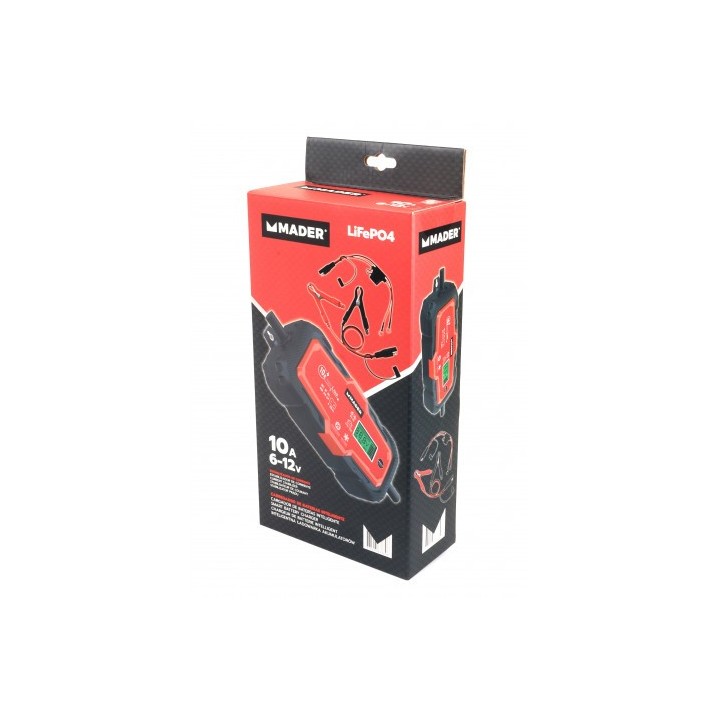 CARGADOR DE BATERIAS INTELIGENTE 10A 6-12V MADER