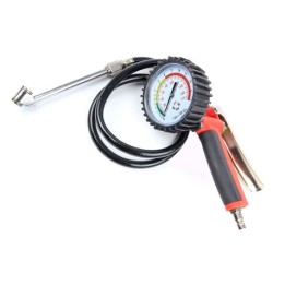 PISTOLA DE INFLADO CON MANOMETRO 1/4" MADER