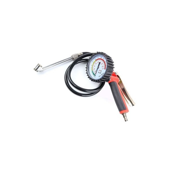 PISTOLA DE INFLADO CON MANOMETRO 1/4" MADER