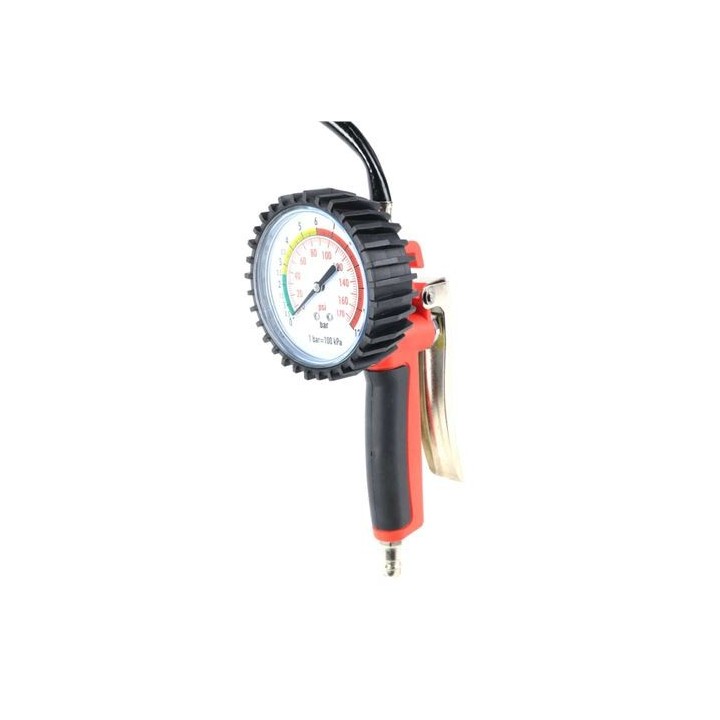 PISTOLA DE INFLADO CON MANOMETRO 1/4" MADER