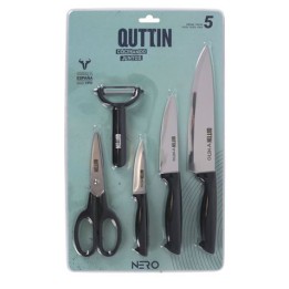 SET 5 PIEZAS DE UTENSILIOS DE COCINA NERO QUTTIN