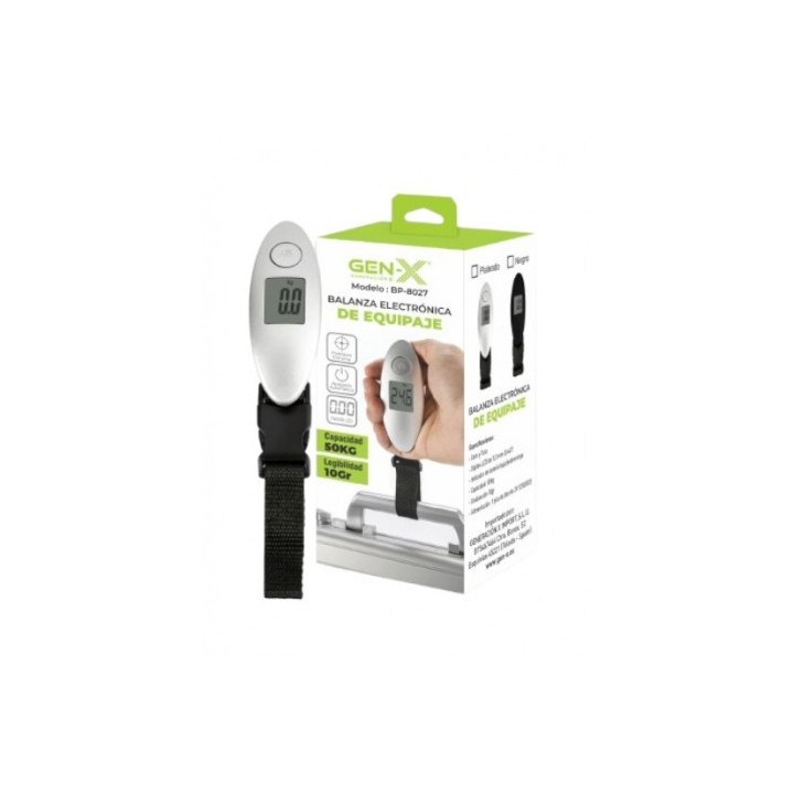 BASCULA PARA EQUIPAJES HASTA 50KG GRADUACION 0.10GR GENX