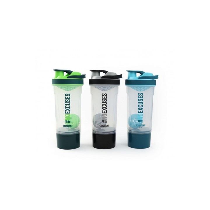 BOTELLA PLASTICA 700ML GYM SHAEKER CON DEPOSITO BEWINNER