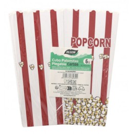 SET 6 CUBO PALOMITA CARTON 19.7 X 9.2 ALGON