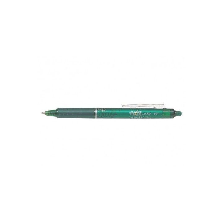 BOLIGRAFO DE GEL BORRABLE RETRACTIL PUNTA 0.7MM VERDE PILOT