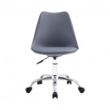 SILLA DE ESCRITORIO CON RUEDAS 97X47X58CM GRIS