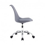 SILLA DE ESCRITORIO CON RUEDAS 97X47X58CM GRIS