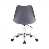 SILLA DE ESCRITORIO CON RUEDAS 97X47X58CM GRIS