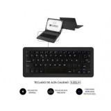 TECLADO CON FUNDA UNIVERSAL PARA TABLETS HASTA 11" NEGRO SUBBLIM