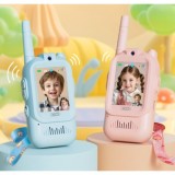 PACK 2 WALKIES TALKIES INFANTILES CON CAMARA AZUL/ROSA DJJ02 XO