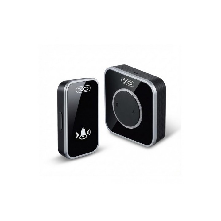 TIMBRE INALAMBRICO CON LEDS SF11 NEGRO XO