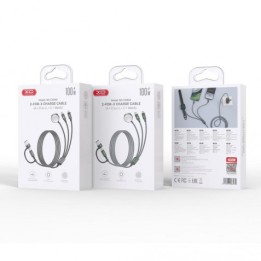 CABLE USB-A/C 3 EN 1 2X USB-C Y CARGADOR MAGNETICO PARA SMARTWATCH CX040 XO
