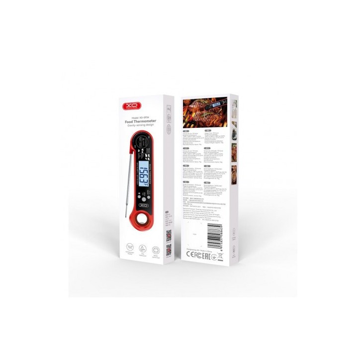 TERMOMETRO PARA ALIMENTOS DIGITAL HASTA 300º SF04 XO