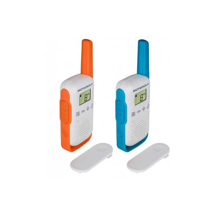 PACK 2 WALKIE-TALKIE MOTOROLA TLKR-T42 GUMMY PACK