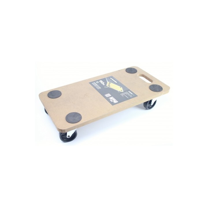 PLATAFORMA DE CARGA CON RUEDAS 58X30X12CM MADER