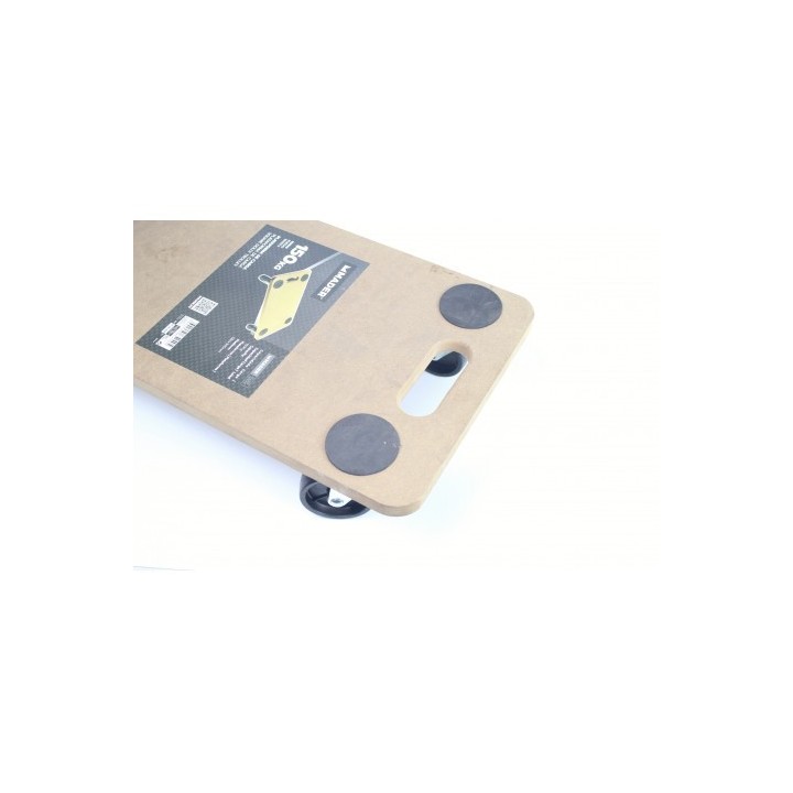 PLATAFORMA DE CARGA CON RUEDAS 58X30X12CM MADER