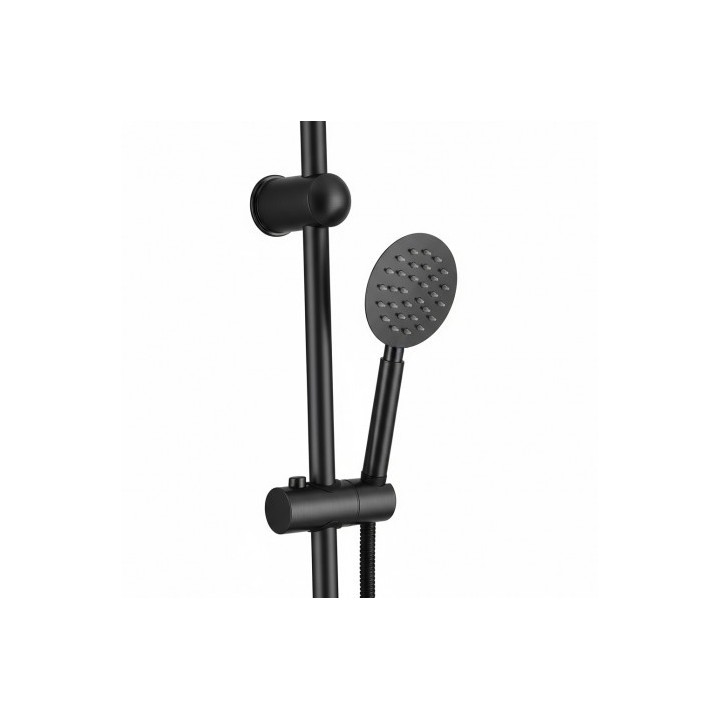 COLUMNA DE DUCHA VERTICAL SIN GRIFO NEGRA FONTASTOCK