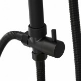 COLUMNA DE DUCHA VERTICAL SIN GRIFO NEGRA FONTASTOCK