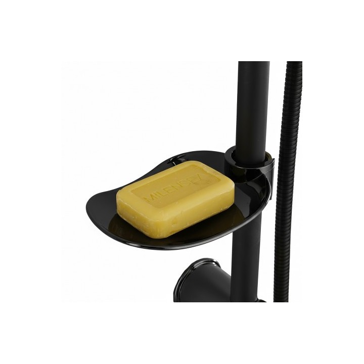 COLUMNA DE DUCHA VERTICAL SIN GRIFO NEGRA FONTASTOCK