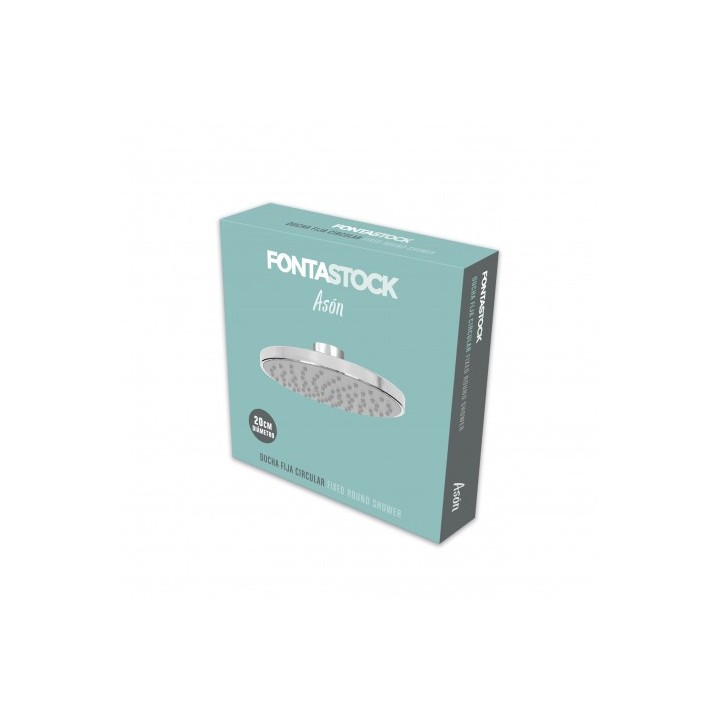 PLAFON DE DUCHA CIRCULAR ASON 20CM FONTASTOCK