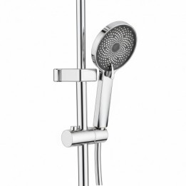CONJUNTO DE DUCHA CON BARRA Y MONOMANDO CROMADO FONTASTOCK