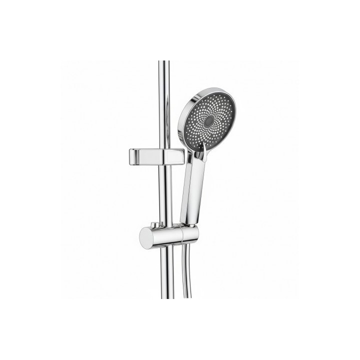 CONJUNTO DE DUCHA CON BARRA Y MONOMANDO CROMADO FONTASTOCK