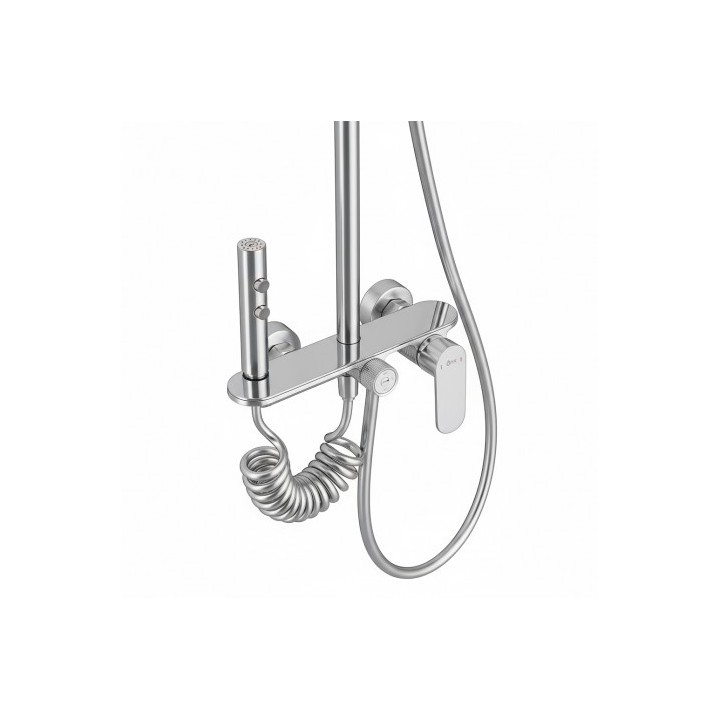 CONJUNTO DE DUCHA CON BARRA Y MONOMANDO CROMADO FONTASTOCK