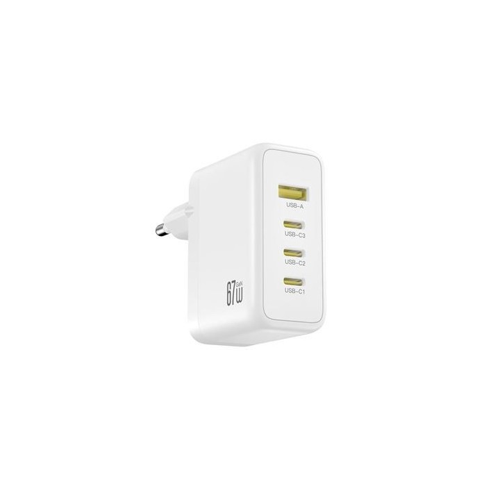 CARGADOR USB 3XUSB-C 67W 1XUSB-A 22.5W CE39 XO