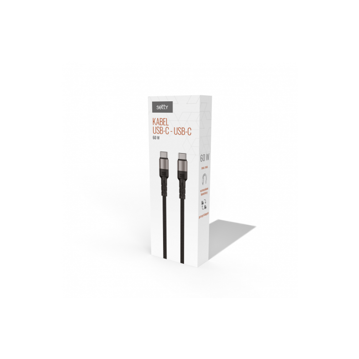 CABLE TIPO C A TIPO C 100W | 1M | SETTY