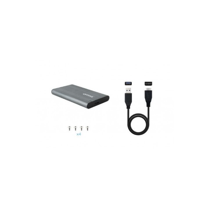 CARCASA EXTERNA HDD/SSD 2.5" SATA I,II,III USB MICRO-B A USB A TOOQ