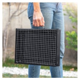 BARBACOA PORTATIL SOBREMESA PLEGABLE HIERRO INNOVAGOODS